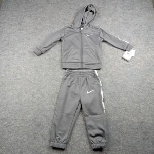 Nike Track Suit Toddler 18M Therma-FIT Hooded Jacket Joggers Set‎ Two Piece Boys